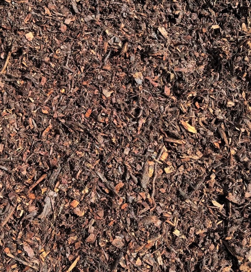 Aged Mulch - rich dark mulch texture